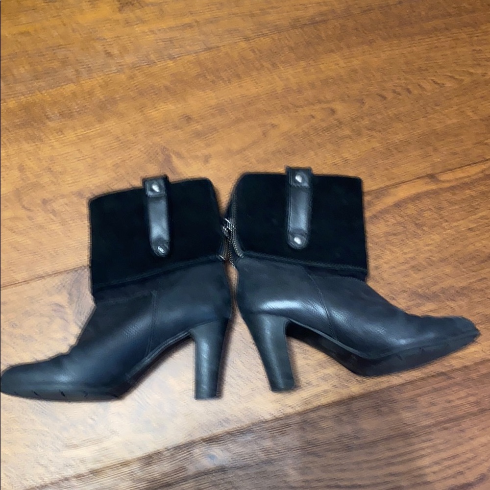 Women's Black Heeled Boots